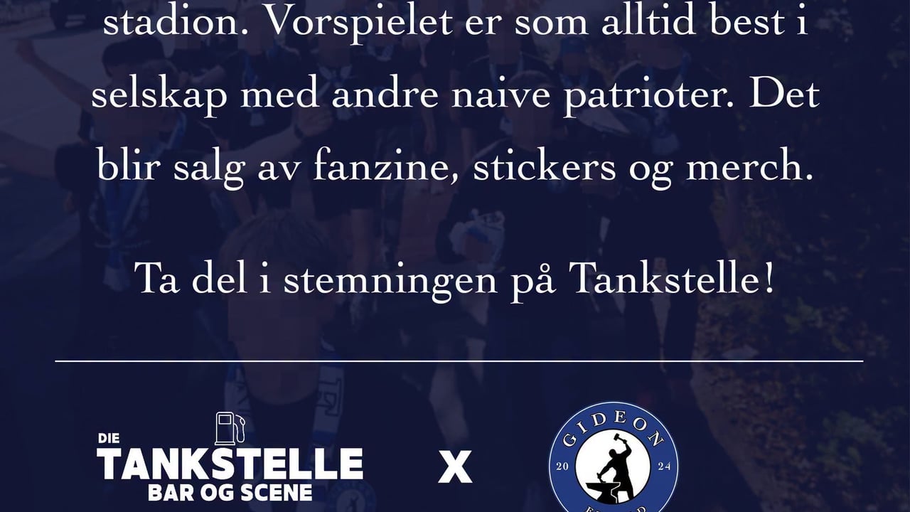 Kampvors på Die Tankstelle før Molde - Start