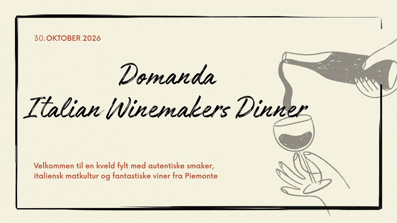 🇮🇹 Italian Winemakers Dinner – Domanda