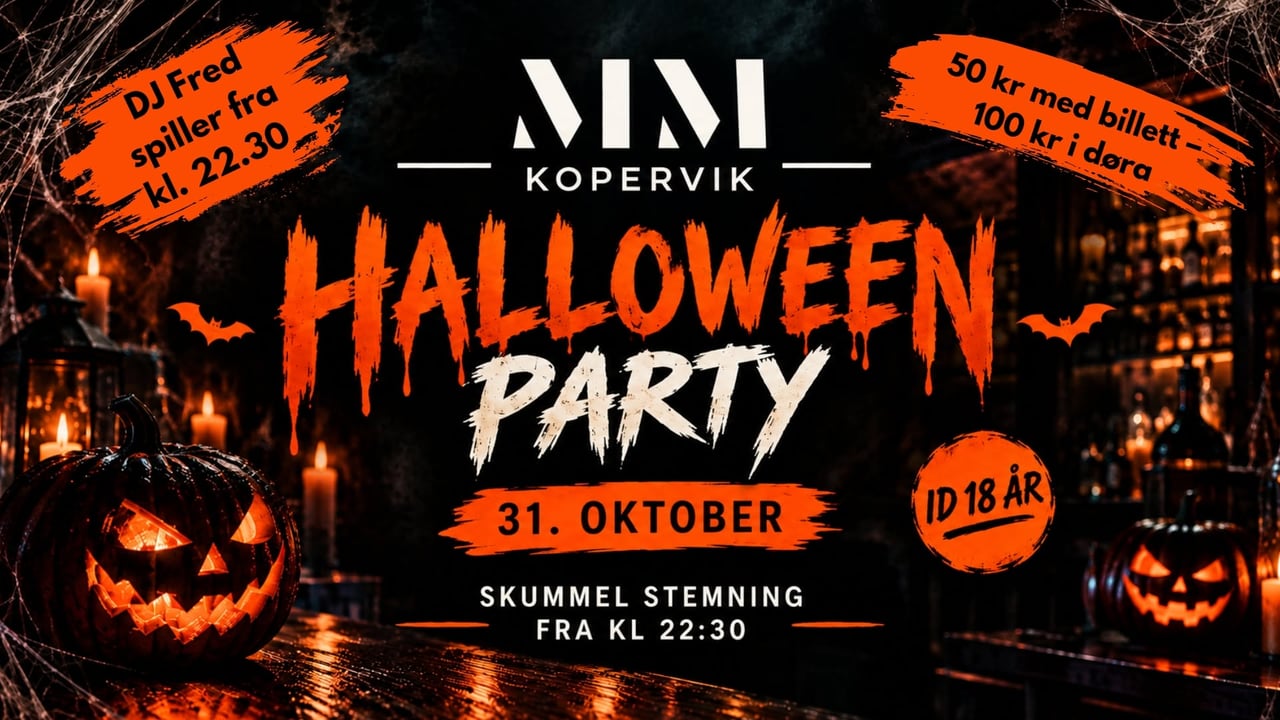 🎃👻 HALLOWEEN PÅ MM KOPERVIK 👻🎃