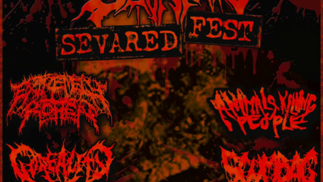 SEVARED FEST: Extremely Rotten / Animals Killing People / Goreality / Scumbag / Sanguinary Verdict / Suppuration / Thy Hideous Bake / Gutted Alive / Kudde Fish
