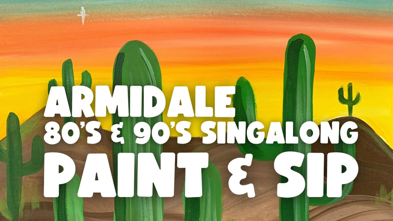 80s & 90s SINGALONG PAINT AND SIP ARMIDALE x PAINT JUICY
