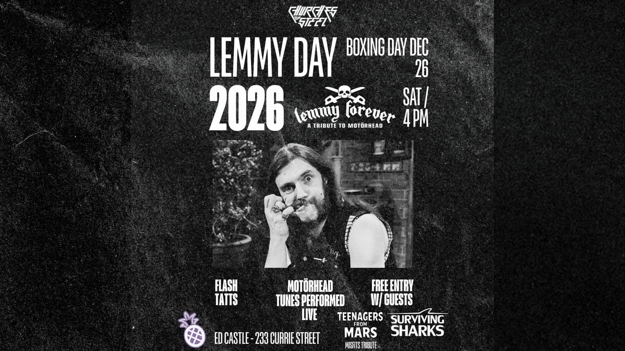 LEMMY DAY ADELAIDE 2026 - FREE ENTRY!