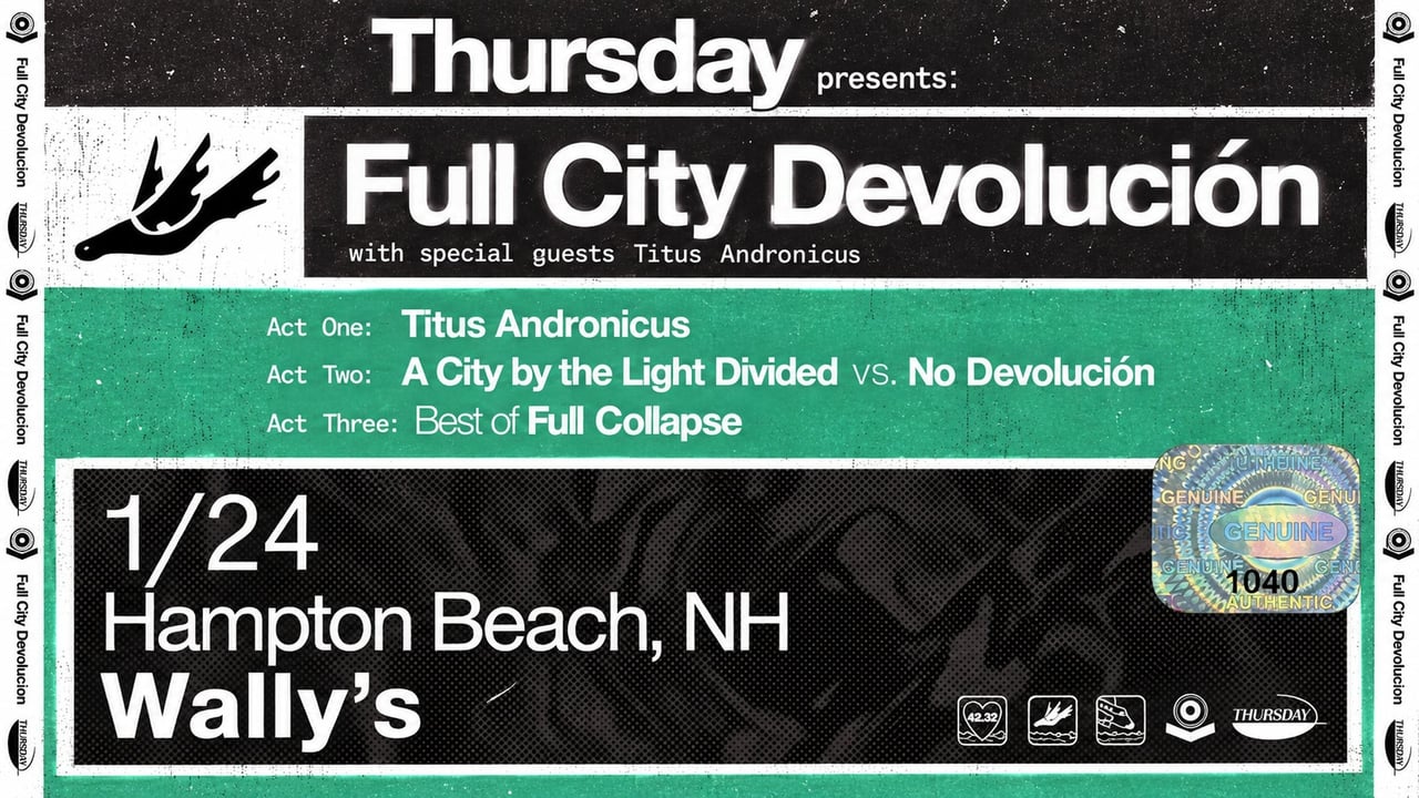 Thursday: Full City Devolucion