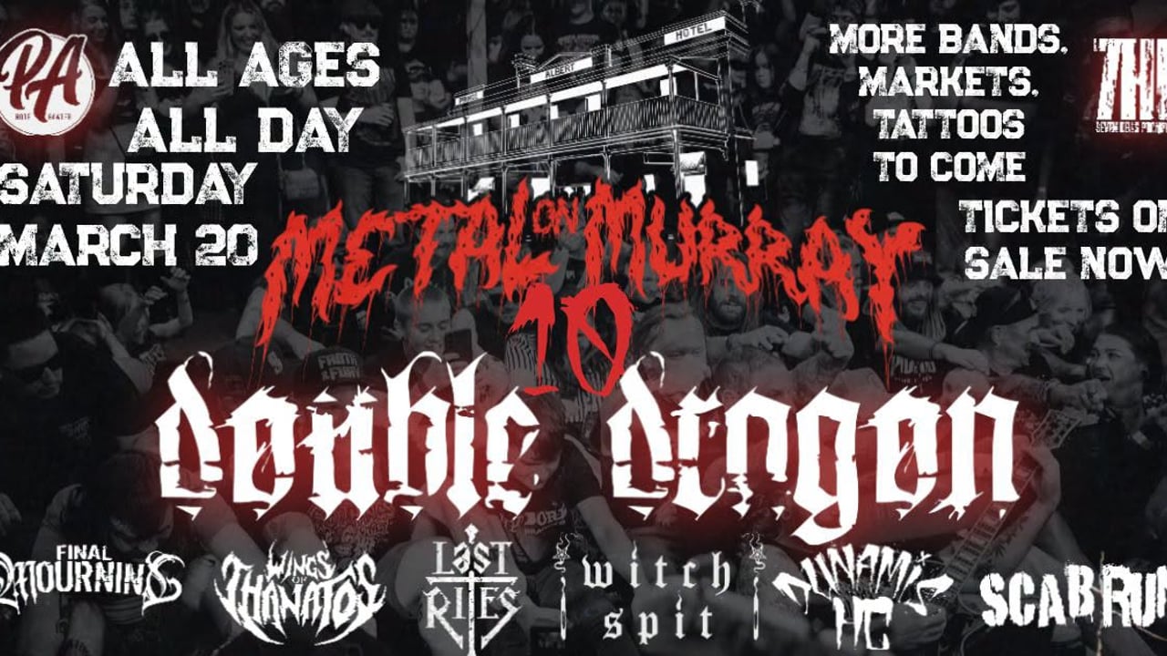 METAL ON MURRAY 10 feat. DOUBLE DRAGON - AT THE PA HOTEL, GAWLER