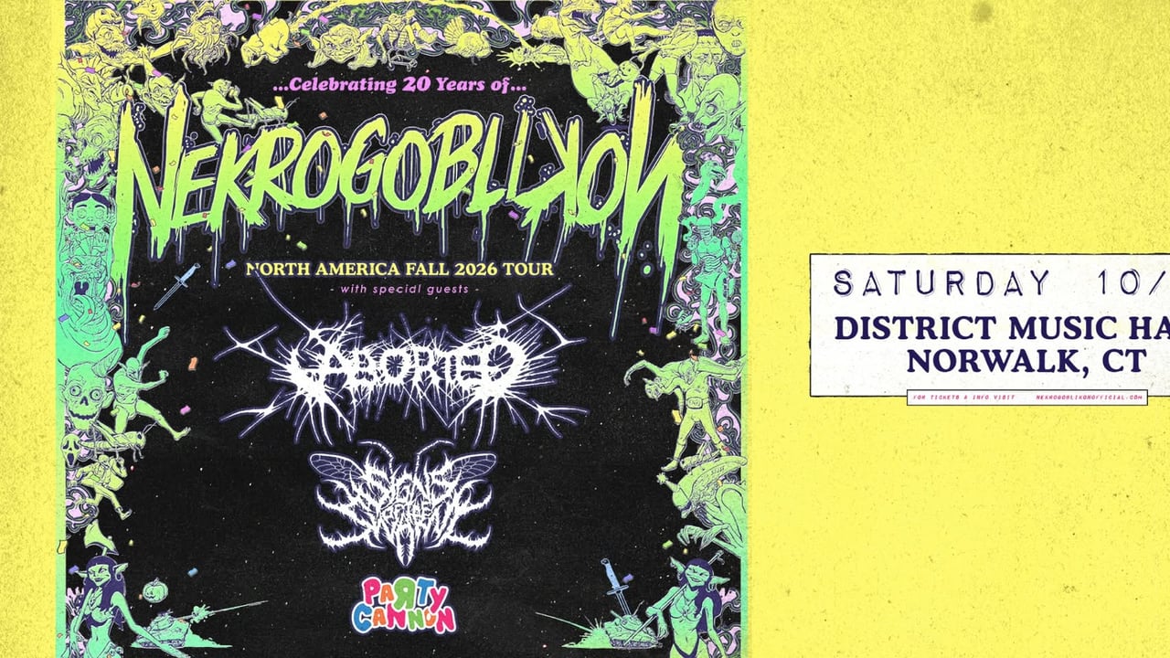 Nekrogoblikon w/ Aborted, Signs of the Swarm, Party Cannon at District Music Hall