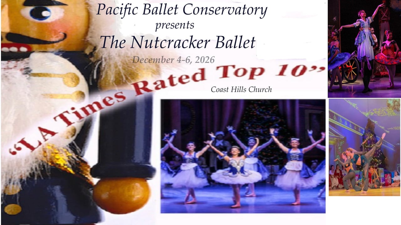 The Pacific Ballet Conservatory presents The Nutcracker Ballet