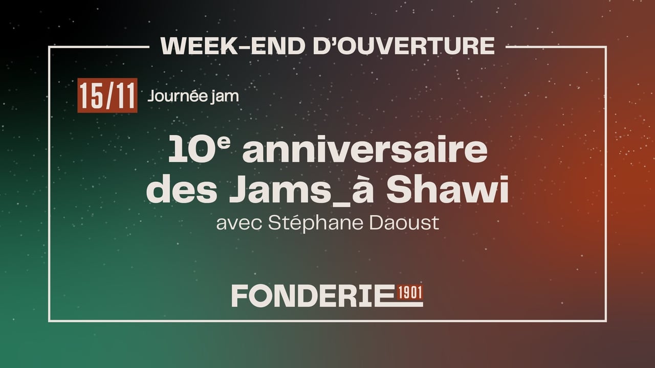 Weekend d'ouverture - Journée Jam