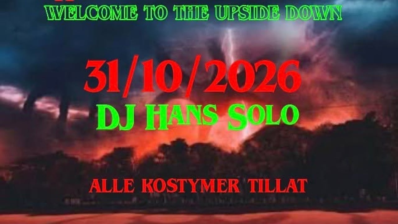 Halloween på Vaktbua : Welcome to the Upside Down 