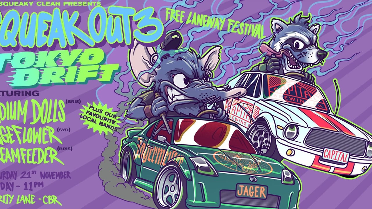 RADIUM DOLLS @ SQUEAK OUT 3: TOKYO DRIFT - FREE LANEWAY PARTY