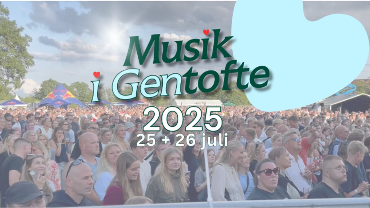 Musik i Gentofte 2026 - PARTOUT - 31. JULI + 1. AUGUST