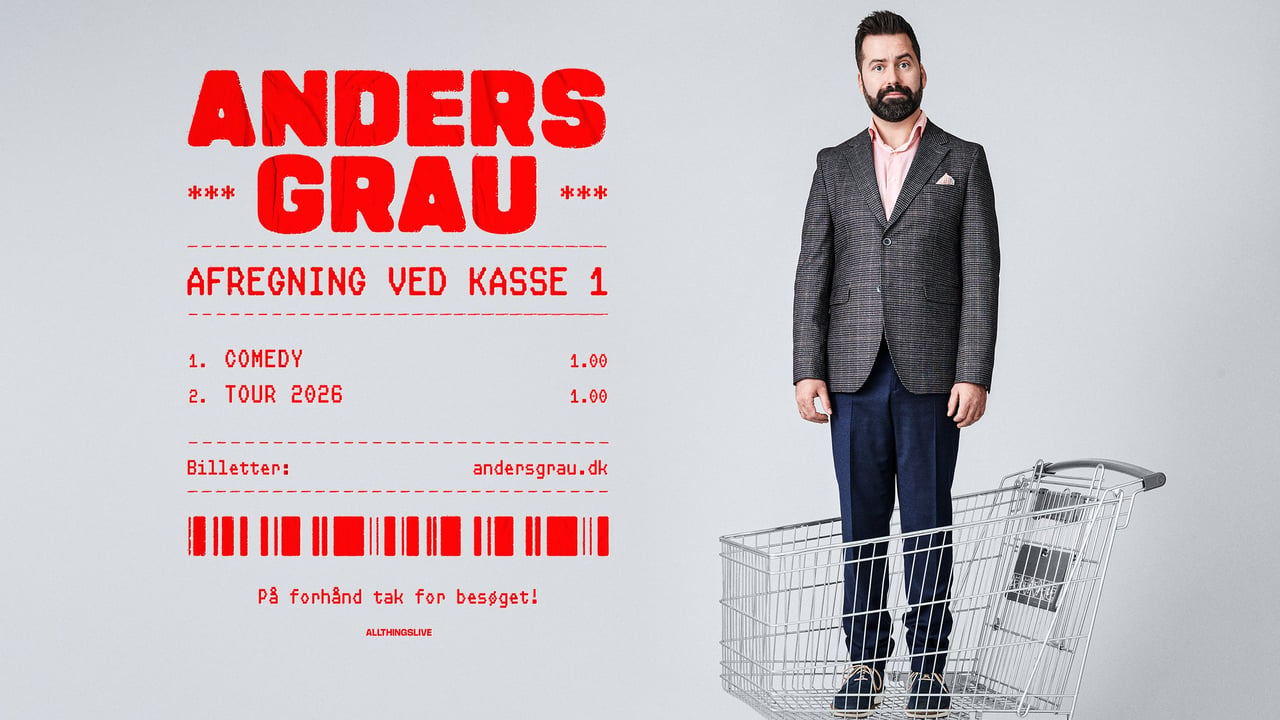 ANDERS GRAU - AFREGNING VED KASSE 1