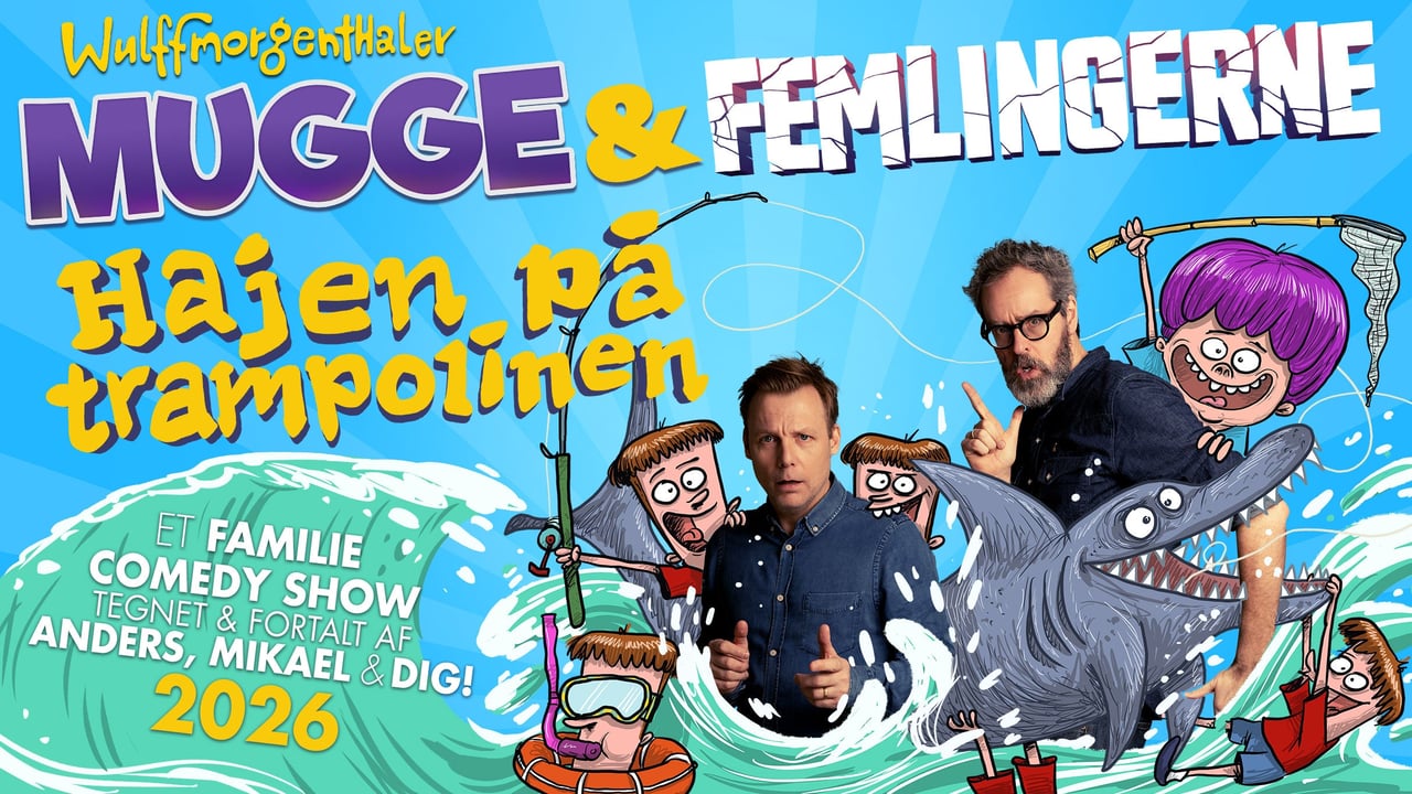 Mugge og Femlingerne - Hajen på Trampolinen