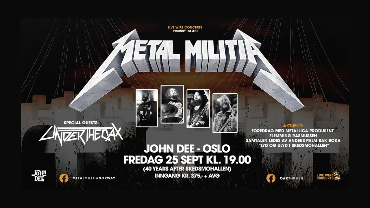 Metal Militia - Metallica-feiring – 40 år etter Skedsmohallen
