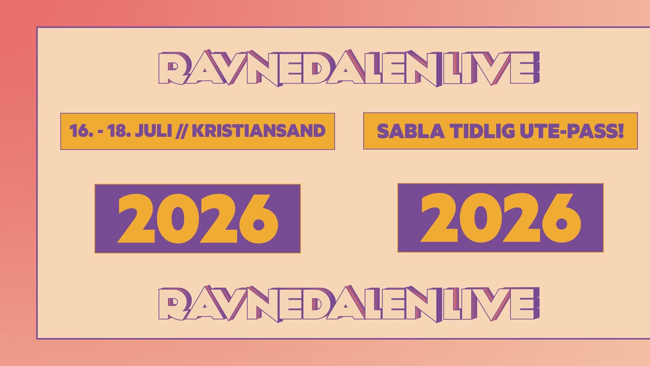 Ravnedalen Live 2026 Festivalpass