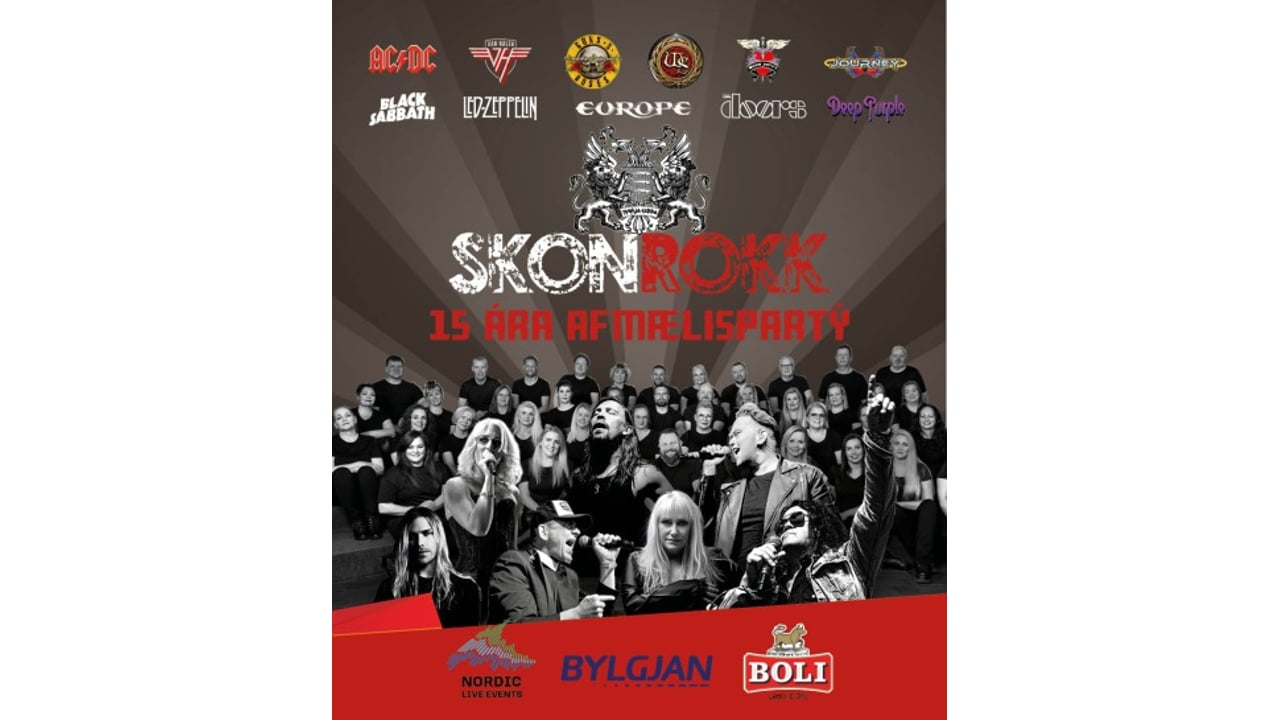 Skonrokk - 15 ára afmælispartý