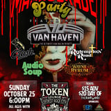 Halloween Masquerade Party VAN HAVEN  , Tribute to VAN HALEN