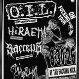 Late Night Metal Show! OIL, Hiraeth, Sacreus, Divinorum at The Nick
