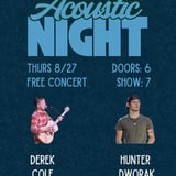 Acoustic Night with Derek Cole & Hunter Dworak