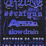 Sevalynn Fall Tour 2026 Toronto - Rune, Sevalynn, Afraid.,
