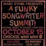 A Funky Songwriter Summit ft. Lilli Lewis, Joe Marcinek, Marc Stone, Pat Smith, Keiko Komaki, Megan Martinez, Sean Carey, and Terry Scott, Jr.