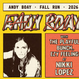 Andy Boay of Tonstartssbandht with The Playful Bunch and Eezy Feeling