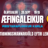 Stuðningsmannakvöld & æfingaleikur í Ólafssal