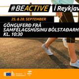 Gönguferð frá Samfélagshúsinu Bólstaðarhlíð #BeActive í Reykjavík