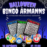 Halloween bingó fimleikadeildar Ármanns