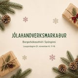 Jólahandverksmarkaður í Spönginni