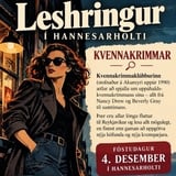 Leshringur í Hannesarholti - Kvennakrimmaklúbburinn