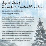 Vetur nætur/Winter nights: Sip and Paint – málunarkvöld 