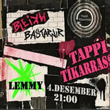 Bleiku bastarnir og Tappi tíkarrass á Lemmý 4. desember!