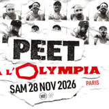 PEET À L'OLYMPIA (PARIS) - 28 NOVEMBRE 2026