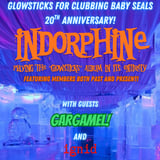 Indorphine "Glowsticks for Clubbing Baby Seals" 20 Anniversary Album Show w/ Gargamel and Ignid