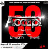 Accept : 50th Anniversary Tour 2026