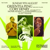 9 agosto Day Pass | Greentea Peng + Cory Henry live + Josh Barry + more | Sunset show + Main Stage | FestiValle 2026