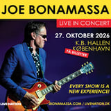 Joe Bonamassa // K.B. Hallen // 27. oktober 2026 // FÅ BILLETTER