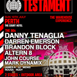 Ministry of Sound Testament Perth 90s