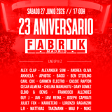 23 ANIVERSARIO Fabrik con Carl Cox
