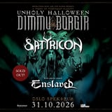 UTSOLGT! UNHOLY HALLOWEEN: Dimmu Borgir, Satyricon & Enslaved / Oslo Spektrum / Pres. av Live Nation