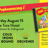 Shake Yer Popboomerang 4 launch - feat. The Hollowmen
