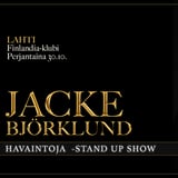 Jacke Björklund: Havaintoja -stand up show