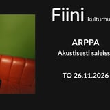 Arppa - Akustisesti saleissa