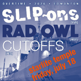 Slip-Ons w/ Rad Owl, Cutoffs