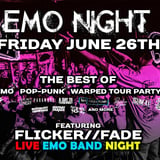 Emo Night ft. Flicker//Fade Live Band Emo Night!
