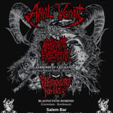 ANAL VOMIT + ABHORRENT EXECRATION + BLASTOCYSTIS HOMINIS au Salem Bar