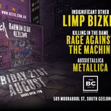 Limp Bizkit + Rage Against The Machine + Metallica Tributes @ Barown Club Geelong