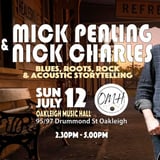 MICK PEALING & NICK CHARLES – SUNDAY JULY 12