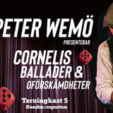 Peter Wemö med Cornelis Ballader