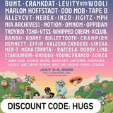 Fvded in the Park 2026 Discount code 'HUGS'